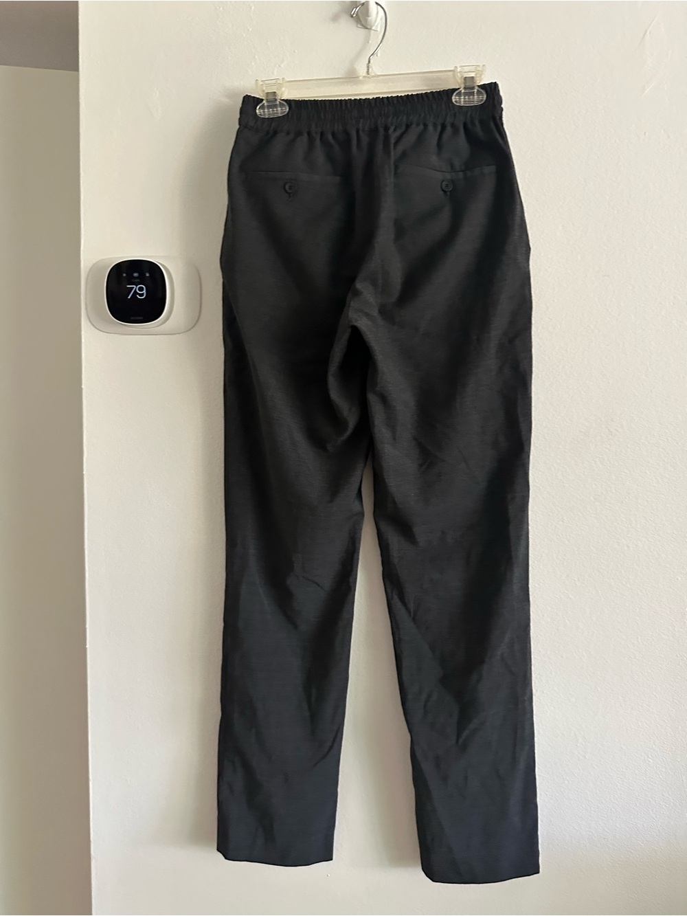Sandro women's gray Elastic-Waist pulling Dress Pants size 38